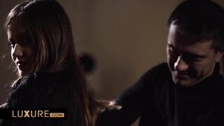 Claire Castel tries out the sex machine