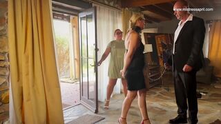 Dominatrix Mistress April - Flintstones Dilemma Part 2 - owed slut