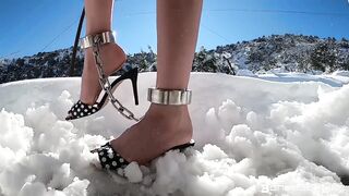 BondageLife Rachel Greyhound - Winter Wonderland Flogging