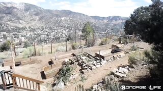 BondageLife Rachel Greyhound - Yardwork With Greyhound