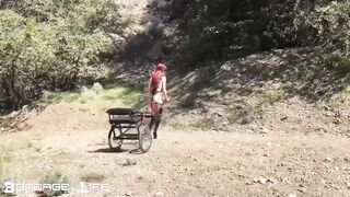 BondageLife Rachel Greyhound - Pony Cart Walk