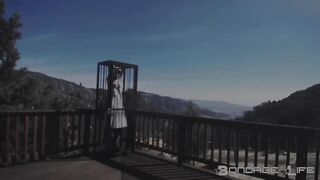 BondageLife Rachel Greyhound - Standing Outside