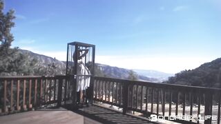 BondageLife Rachel Greyhound - Standing Outside