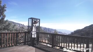 BondageLife Rachel Greyhound - Standing Outside