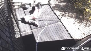 BondageLife Rachel Greyhound - Outside HogTie