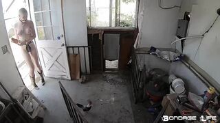 BondageLife Rachel Greyhound - Chicken Coop Cage Build