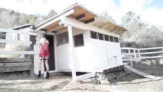 BondageLife Rachel Greyhound - Chicken Coop Painting Part 2