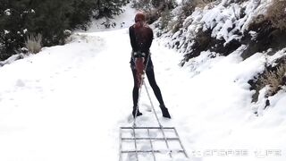 BondageLife Rachel Greyhound - Dashing Through The Snow
