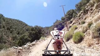 Giddy up, pony! Flash those tits under the open sky!