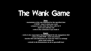 The wank game 3 - Table torment - Try not to cum