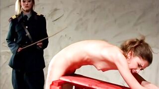 Sweet babe Victoria Young whipped and caned without mercy