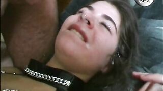 Teen in her first BDSM Movie