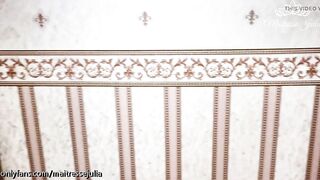 Mistress Julia - Teaser - This latex slave gives me everything he owns (full femdom movie 1 hour)