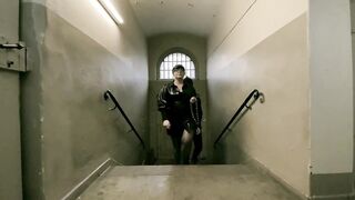 Dominatrix Mistress April - Restrained sex toy slave