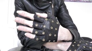 Leather Mistress: Hot Jerk off Game!