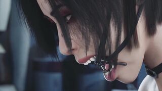 Her Anal Didn't Know What It Was Capable Of.. Hot 3D Bdsm Animated Sex Where A Master Fucks A Girl In Ass And Cum Inside - Valentina Nappi