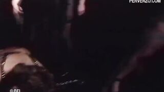 Masked woman getting dominated