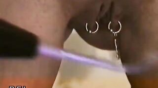 Dominating man punishing females