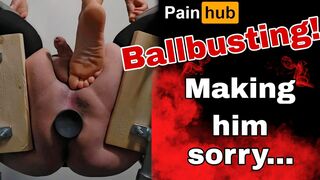 Training Zero Femdom Ballbusting Discipline! CBT Bondage Spanking Real Homemade BDSM Milf Stepmom Amateur Couple Domination