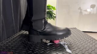 Cock and Balls Demolition in Urban Riding Boots - TamyStarly - Bootjob, Shoejob, Ballbusting, CBT, Trample, Trampling