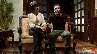 Maitresse Madeline cuckolds her boyfriend with a woman!