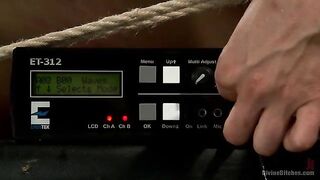 ELECTRO FEMDOM: Mona Wales Electrically Teases and Torments Slave Boy