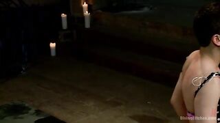 Slave pimped out to suck construction worker dick for Maitresse Madeline