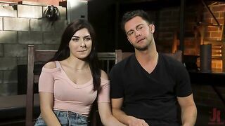 All Natural Pain Pig Keira Croft Squirts in Rope Bondage