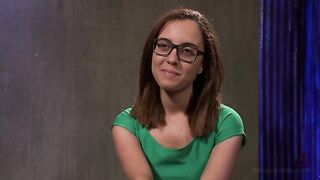 Dungeon Slut Suspended and Fucked by Two Huge Cocks