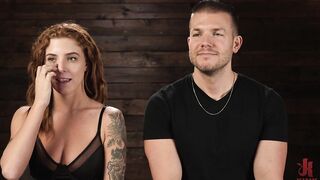 Red Headed Slut Fucked In Tight Bondage