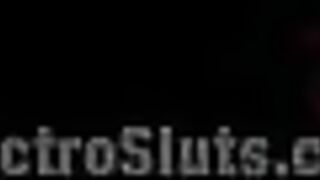 Electro Cherry Popped: New and nervous electroslut turned out!