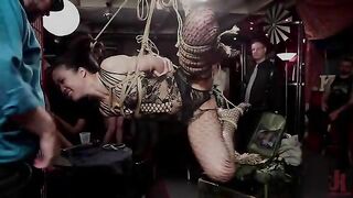 Masochistic Anal Sluts Stuffed With Cock at Holiday Ball