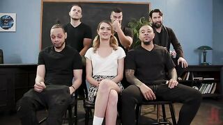 Dirty Pig Whore: Teacher Zoe Sparx Oinks for Cock, Stuffed Airtight