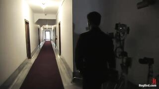 Casting Couch 6 - Natasha Dee gets wet from the smell of rope!