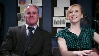 Getting Ahead: Shiri Allwood Owns Her Boss, Dale Savage With Her Cock