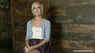Hot Little Blonde Gets Taken Down!  Rough and Kinky Sex