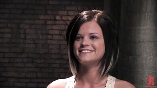 Nikki Grind: Busty Girl in First Time Bondage