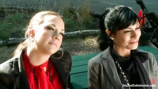 The Final Offer: Corporate Sluts Snatched in the Boondocks!