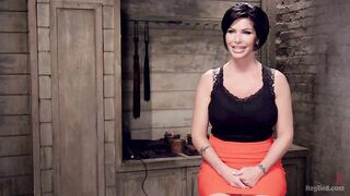 Bound Huge Fake Tit MILF