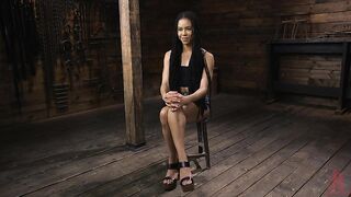 Kira Noir: Hard Bodied Goth Slut in Extreme Bondage and Tormented