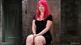 Voluptuous Sex Kitten in Brutal Bondage and Ass Fucked