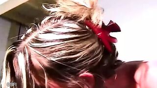 Extreme insertions sex show