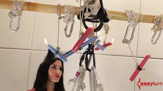 Ass fucked BDSM sub takes it all in