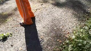 I put some nettles in my bra and go for a walk