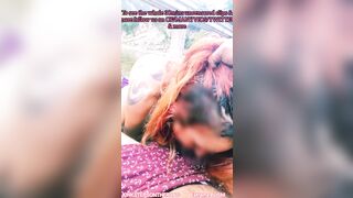 YOUNG REDHEAD GETS HER MILKING TITS PUNISHED IN PUBLIC