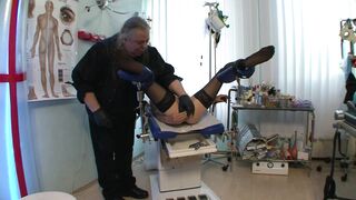 Hardcore BDSM fuck with two blondes and a guy