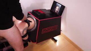 AnaKatana gets buttfucked in a PlayBox! HARDCORE BDSM AND ROUGH BONDAGE ANAL