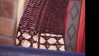 BBW plays with dildo and gets laid by huge dick