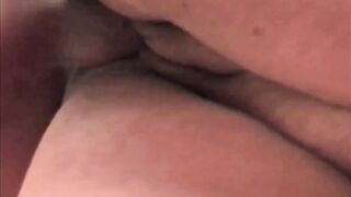 Bbw gets her wet pussy pounded hard by huge cock