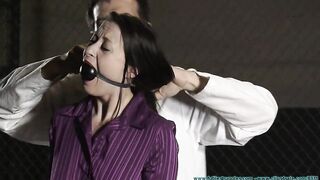 FutileStruggles - Serene Isley Groped Spanked Taped and Kneeling